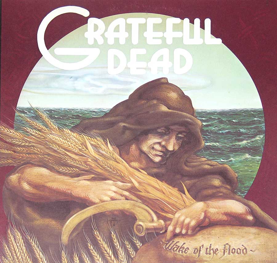 GRATEFUL DEAD  Wake of the Flood Orig USA GD-01 12" Vinyl LP Album front cover https://vinyl-records.nl