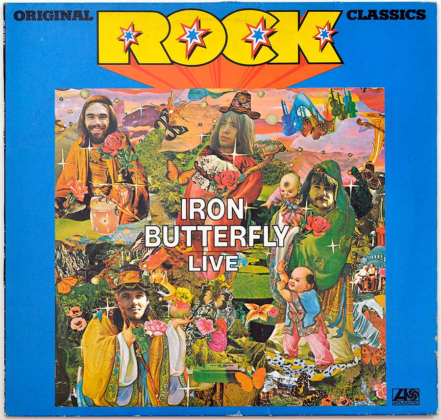 Front Cover Photo Of IRON BUTTERFLY - Live (Rock Classics) 