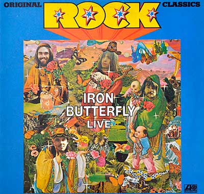 Thumbnail Of  IRON BUTTERFLY - Live (Rock Classics) 12" Vinyl LP album front cover