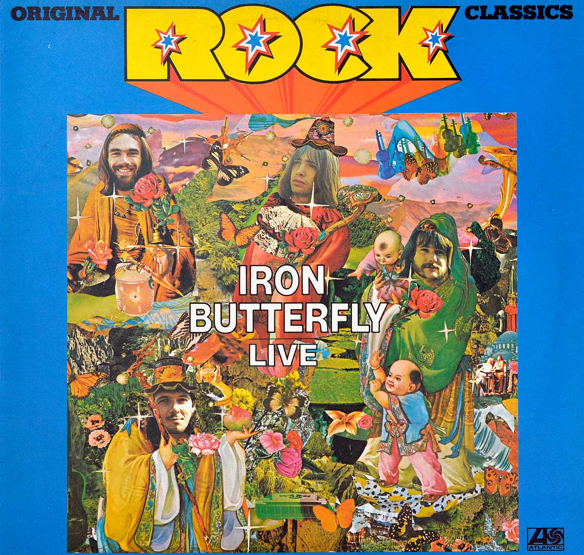 Album Front Cover Photo of IRON BUTTERFLY - Live (Rock Classics) 