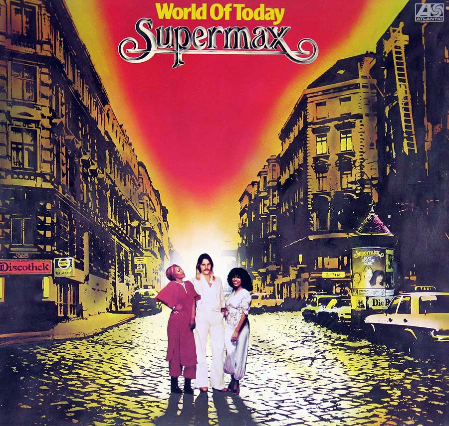 Front Cover Photo Of SUPERMAX - World of Today 12" Vinyl LP Album