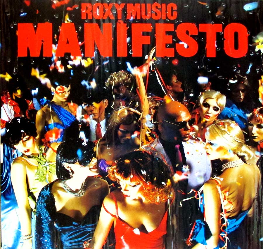 Roxy Music - MANIFESTO - pop-rock FRANCE release 12" LP Vinyl Album album front cover