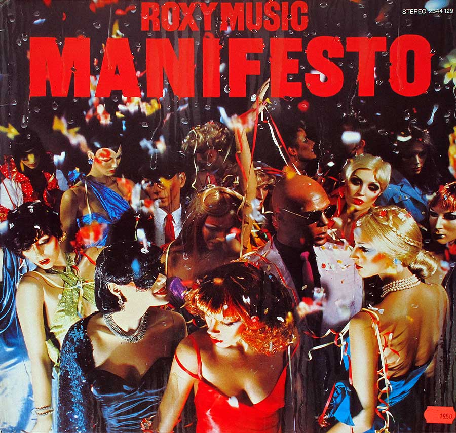 ROXY MUSIC - Manifesto - German release 12" LP Vinyl Album album front cover