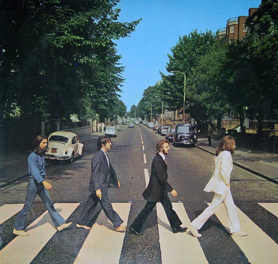Album front cover photos of : Beatles Abbey Road UK