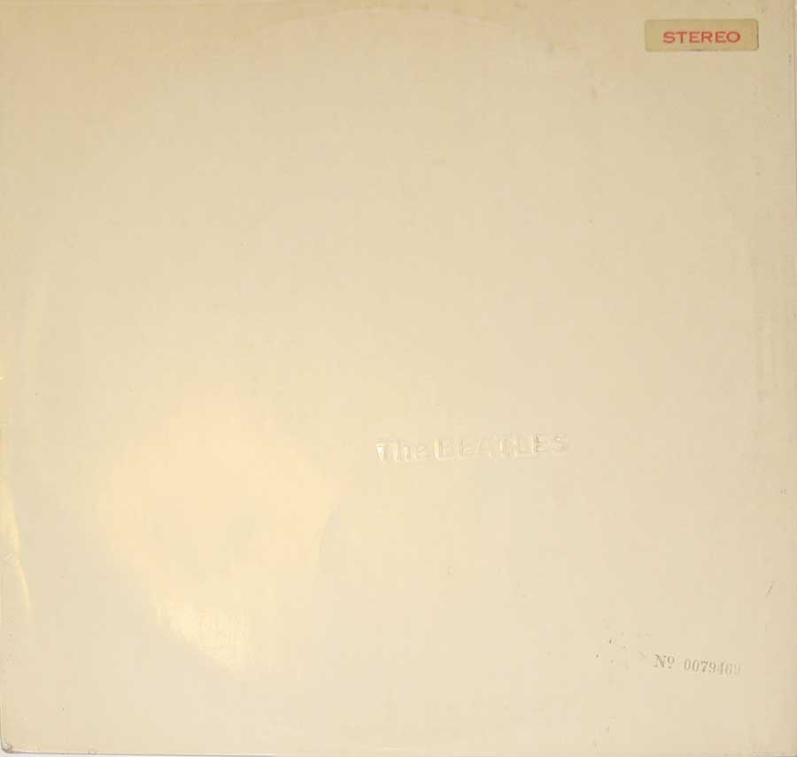 large album front cover photo of: The BEATLES - White Album UK Release 