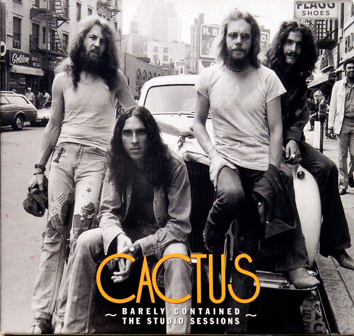 CD Album Front Cover Photo of CACTUS Barely Contained – The Studio Sessions 2CD Limited Edition 2CD 