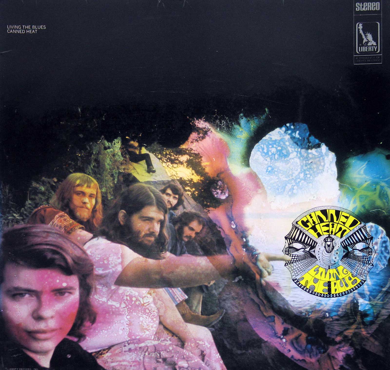 large album front cover photo of: Canned Heat Living Blues 
