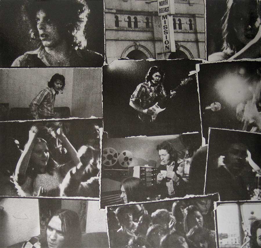 Photo of the left page inside cover RORY GALLAGHER - Irish Tour '74 2LP 