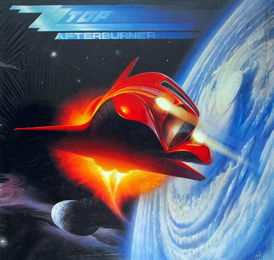 ZZ TOP - Afterburner - American Blues-rock 12" Vinyl LP Album album front cover