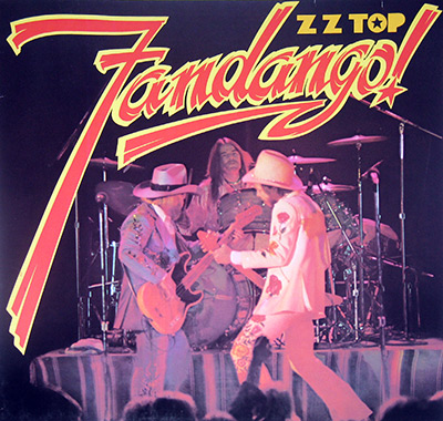 ZZ TOP - Fandango  album front cover vinyl record