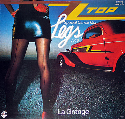 ZZ TOP - Legs Special Dance Mix  album front cover vinyl record
