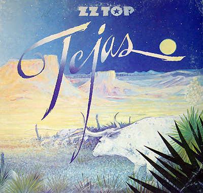 ZZ TOP - Tejas album front cover vinyl record