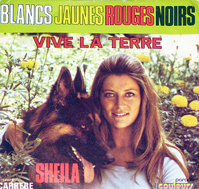 SHEILA - Blancs Jaunes Rouges Noirs album front cover vinyl record