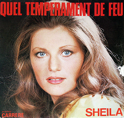 SHEILA - Quel Temperament de Feu album front cover vinyl record
