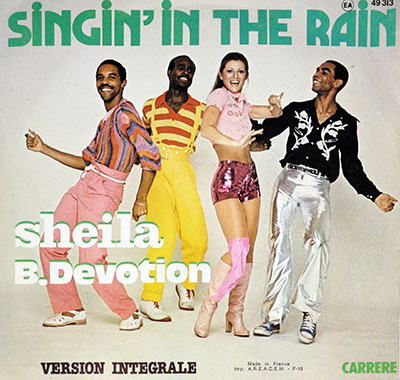 SHEILA B. DEVOTION - Singin' in the Rain album front cover vinyl record