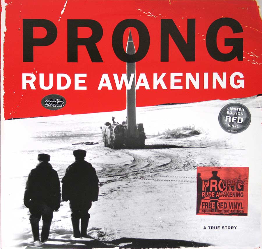 Front Cover Photo Of PRONG - Rude Awakening Red 12" Vinyl LP Limited Edition