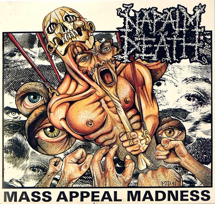 large album front cover photo of: napalm death 