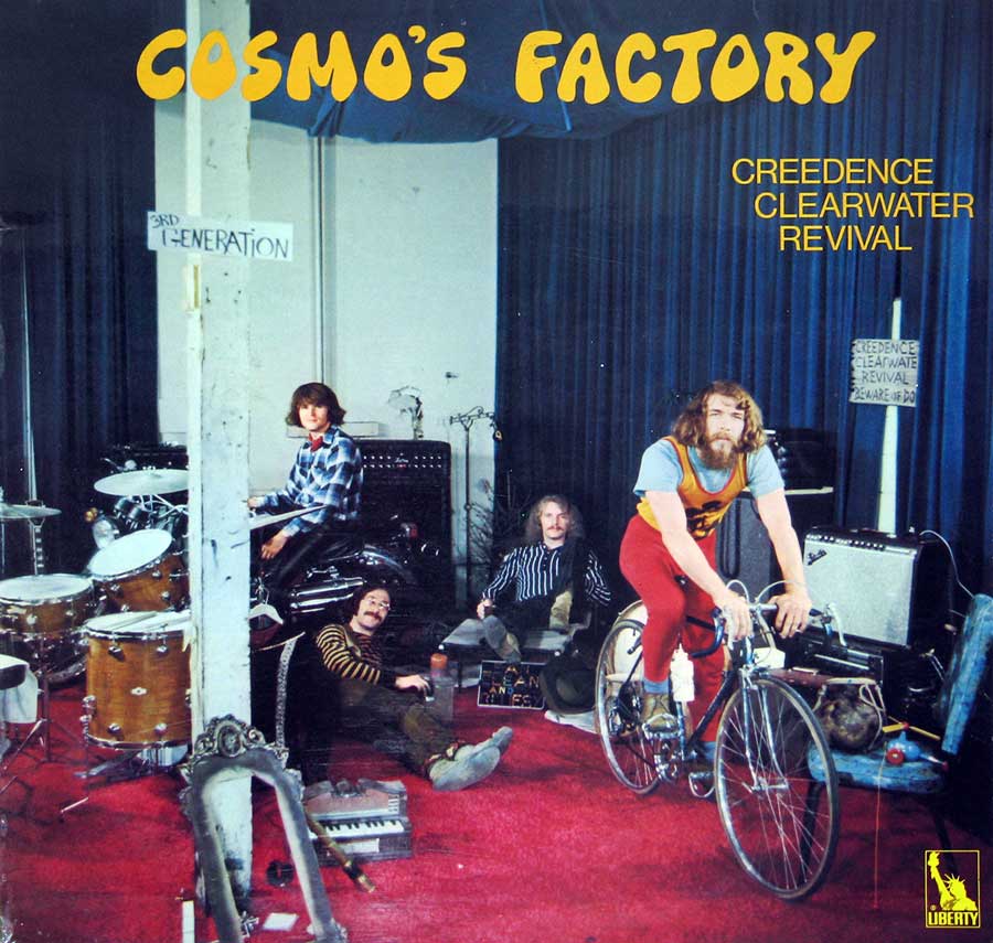 CREEDENCE CLEARWATER REVIVAL - Cosmo's Factory Liberty LBS 83388 12" Vinyl LP Album front cover https://vinyl-records.nl