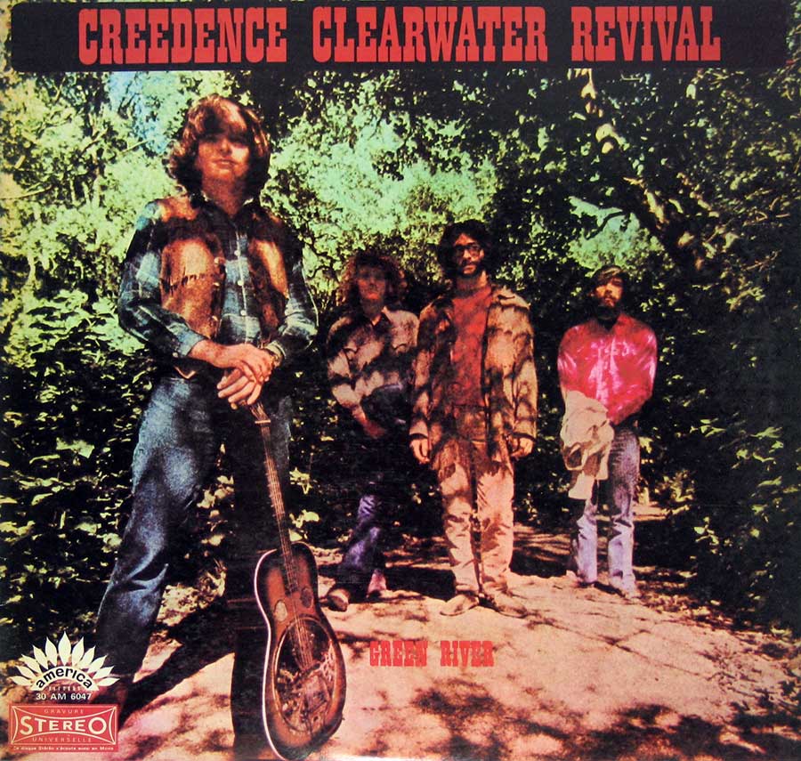 CREEDENCE CLEARWATER REVIVAL - Green River EEC Release 12" Vinyl LP Album  front cover https://vinyl-records.nl