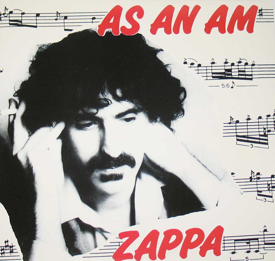 FRANK ZAPPA - As An Am 12" Vinyl LP Album
 front cover https://vinyl-records.nl