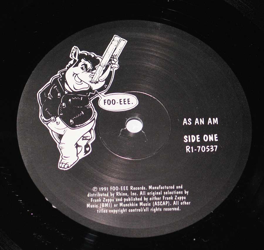 "As An Am" Record Label Details: FOO-EEE RI-70537   