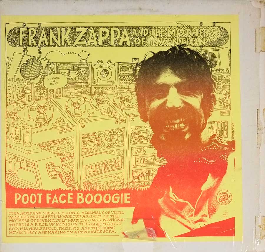 FRANK ZAPPA & MOTHERS OF INVENTION - Poot Face Booogie 12" LP VINYL 
 front cover https://vinyl-records.nl