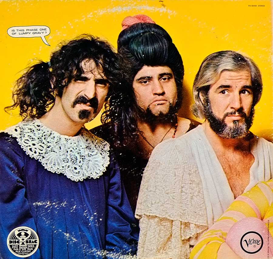 Photo of album back cover MOTHERS OF INVENTION - We're Only In For The Money