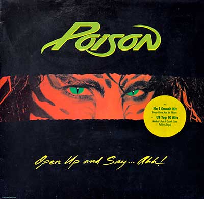 Picture Of POISON - Open Up And Say Ah censored Album Cover album front cover
