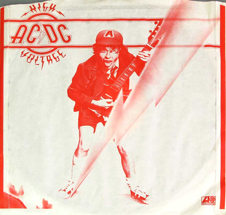 Photo of the custom inner sleeve #1 AC/DC - High Voltage 3 RECORD SET 