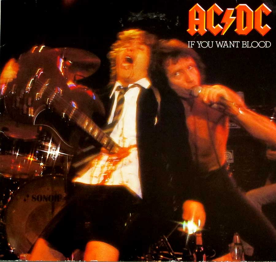 Album Front Cover Photo of AC/DC - If You Want Blood You've Got It 