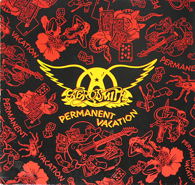 AEROSMITH - Permanent Vacation  album front cover vinyl record