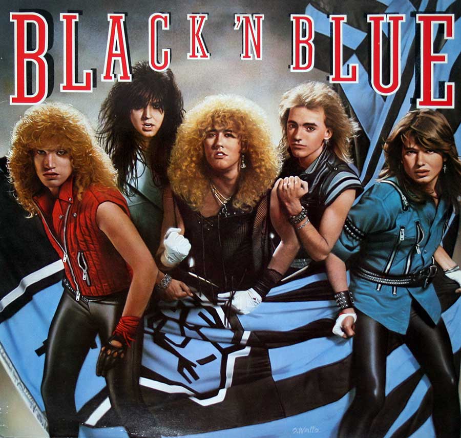 BLACK 'N BLUE - S/T Self-Titled album front cover vinyl record