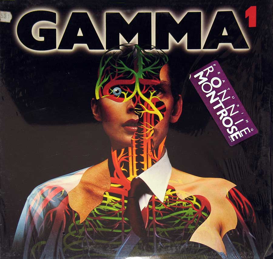 GAMMA - 1 with Ronnie Montrose 12" LP VINYL Album front cover https://vinyl-records.nl