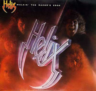 Thumbnail Of  HELIX - Walkin' The Razor's Blade 12" Vinyl LP album front cover