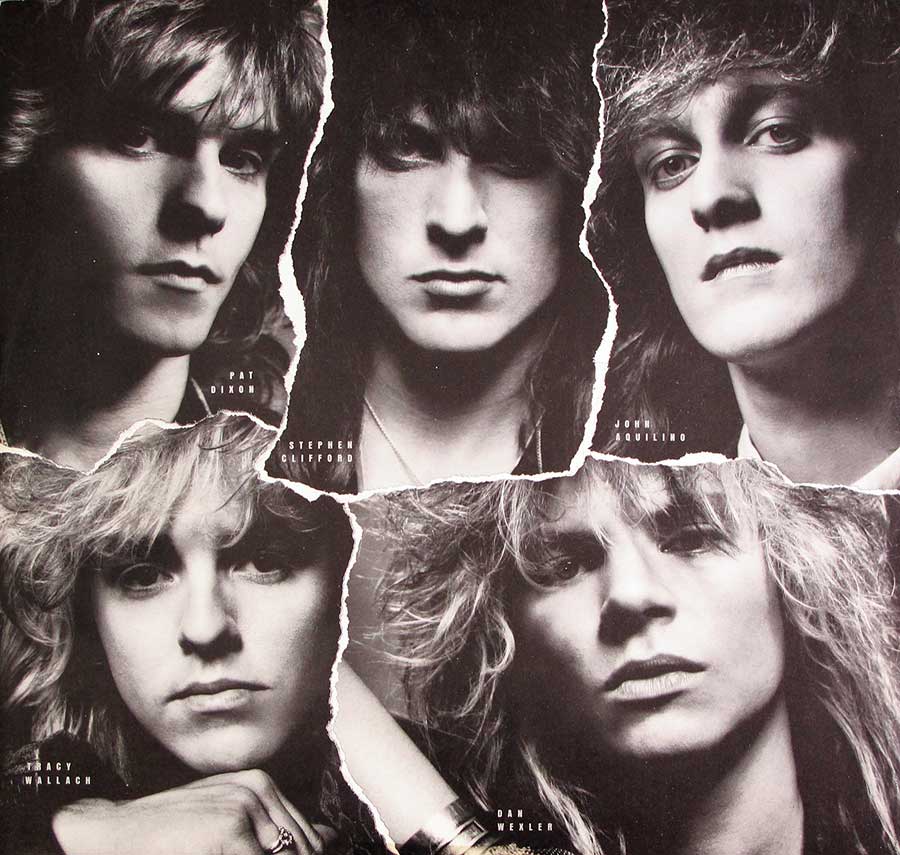 Five portrait photos of the ICON-band members are printed on the original custom inner sleeve 