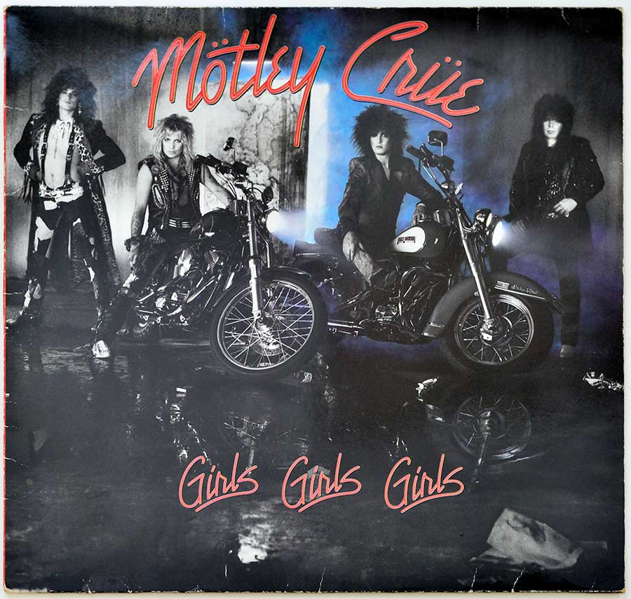 Front Cover Photo Of MOTLEY CRUE - Girls, Girls, Girls Elektra 960 725  