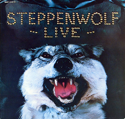 STEPPENWOLF - Live (Stateside and MCA Versions) album front cover vinyl record
