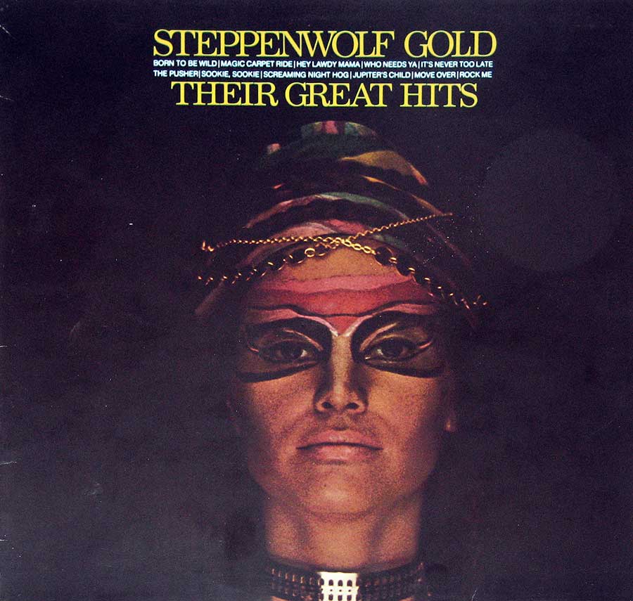 STEPPENWOLF - Gold Their Greatest Hits 12" Vinyl LP Album front cover https://vinyl-records.nl
