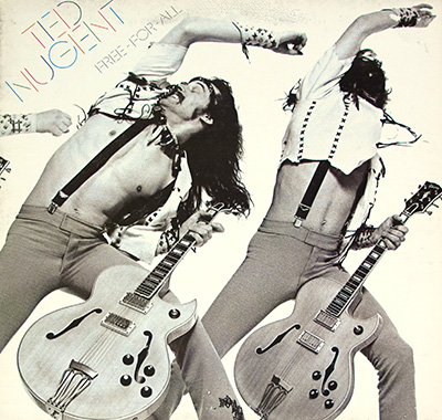 TED NUGENT - Free For All  album front cover vinyl record