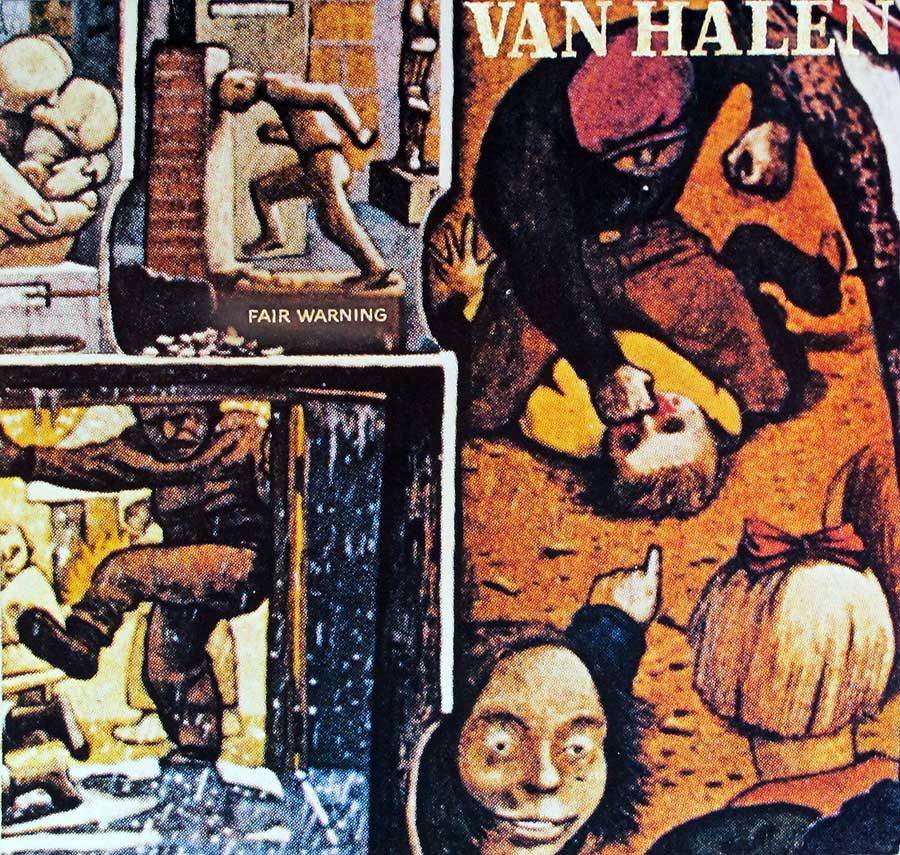 VAN HALEN - Fair Warning ( with David Lee Roth ) 12" Vinyl LP Album album front cover