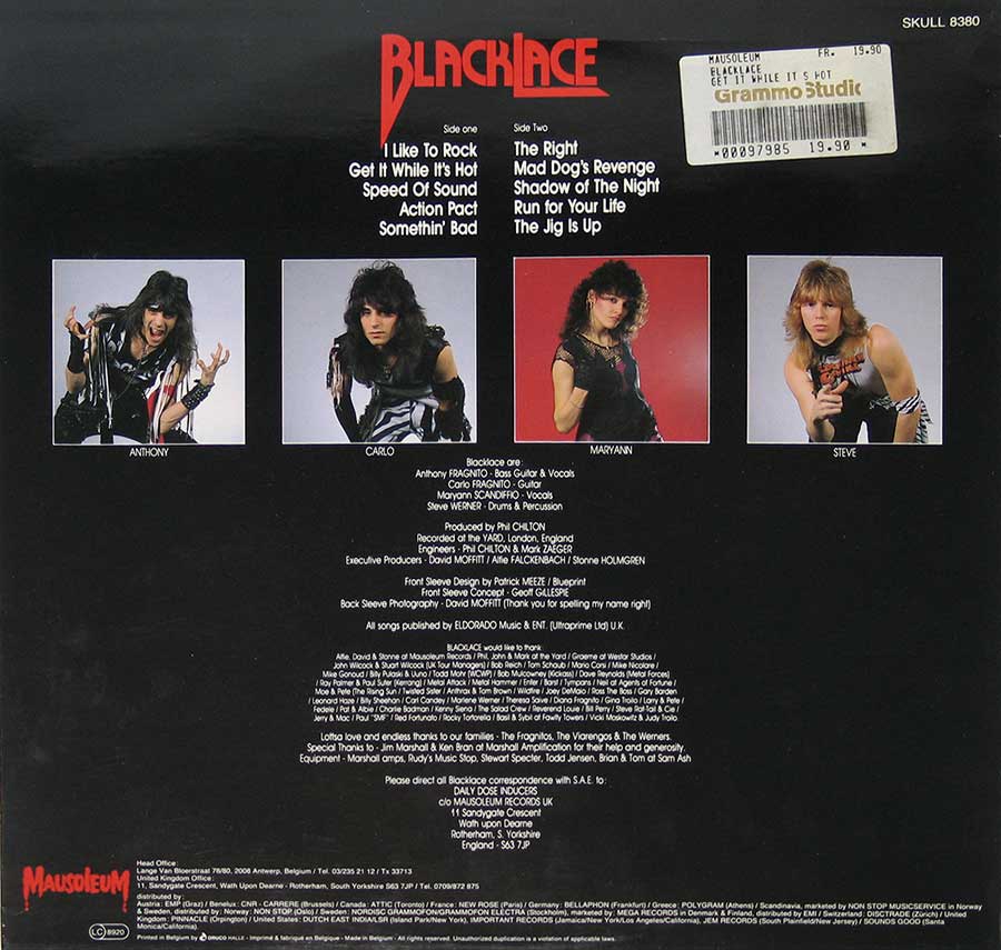 High Resolution Photo #11 BLACKLACE - Get It While https://vinyl-records.nl 