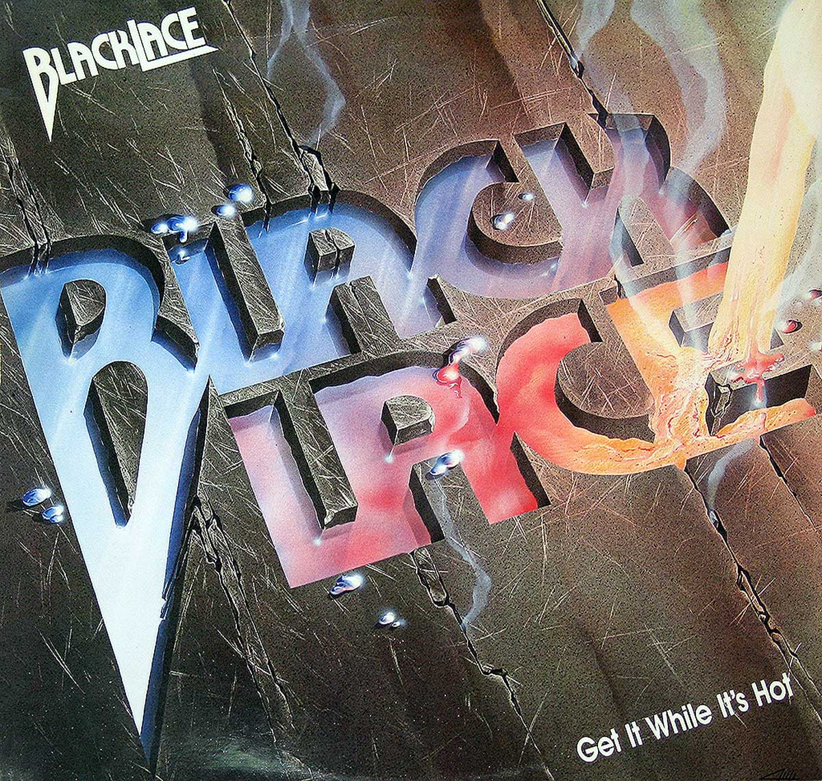 large album front cover photo of: BLACKLACE GET IT WHILE IT'S HOT  