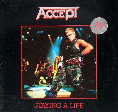 Thumbnail of ACCEPT - Staying A Life  album front cover