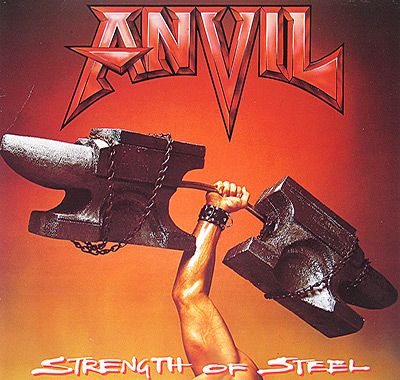 ANVIL - Strength Of Steel album front cover vinyl record