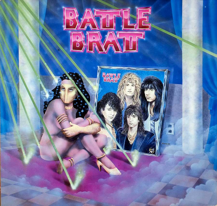 High Quality Photo of Album Front Cover  "BATTLE BRATT - S/T Self-Titled"
