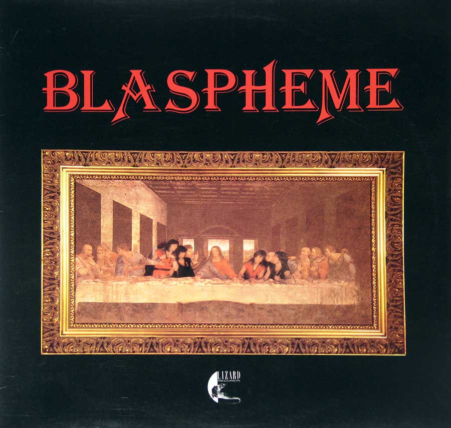 High Resolution Photo Album Front Cover of Blaspheme self-titled https://vinyl-records.nl