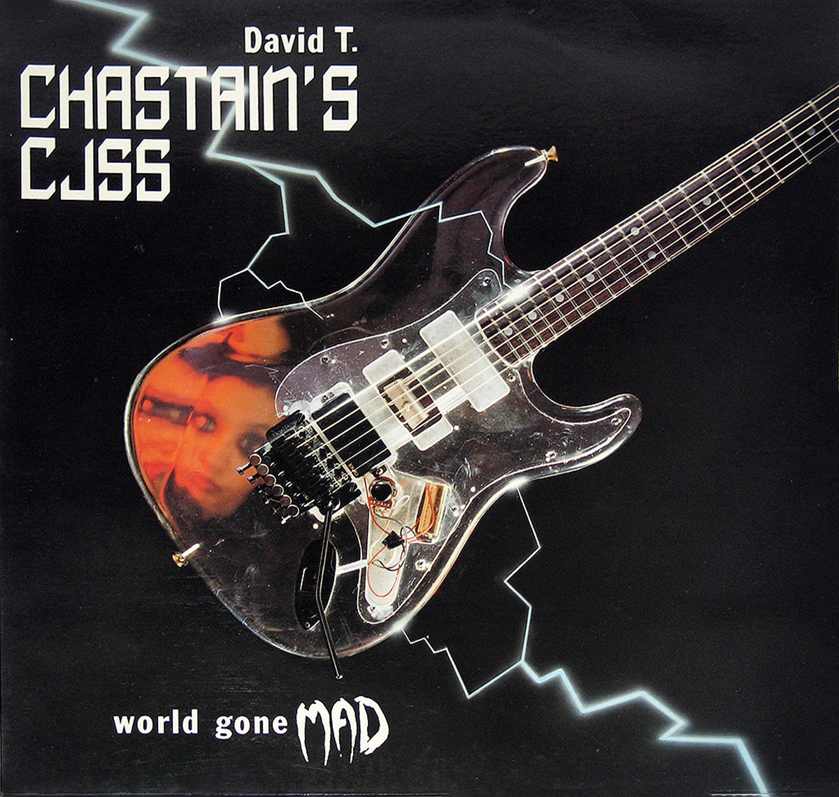 DAVID T CHASTAIN'S CJSS WORLD GONE MAD Lyrics Sleeve