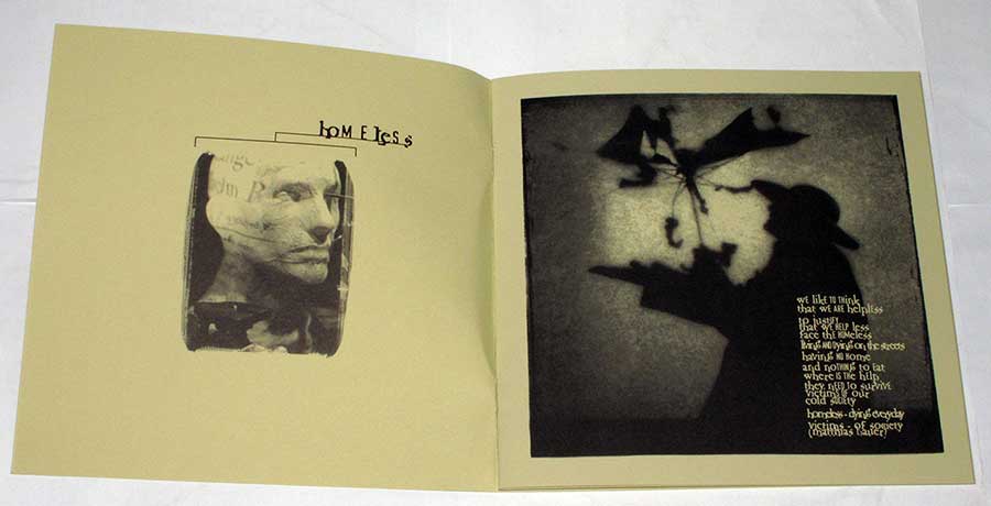 Photo One Of The Original Custom Inner Sleeve DEAD BEAT - The Innocence Of Nihilism incl Booklet 10" Vinyl Record 