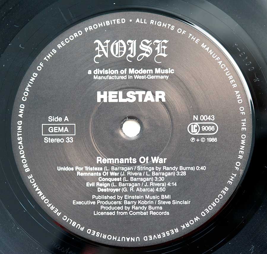 High Resolution Photo #14 HELSTAR - Remnants Of War https://vinyl-records.nl 