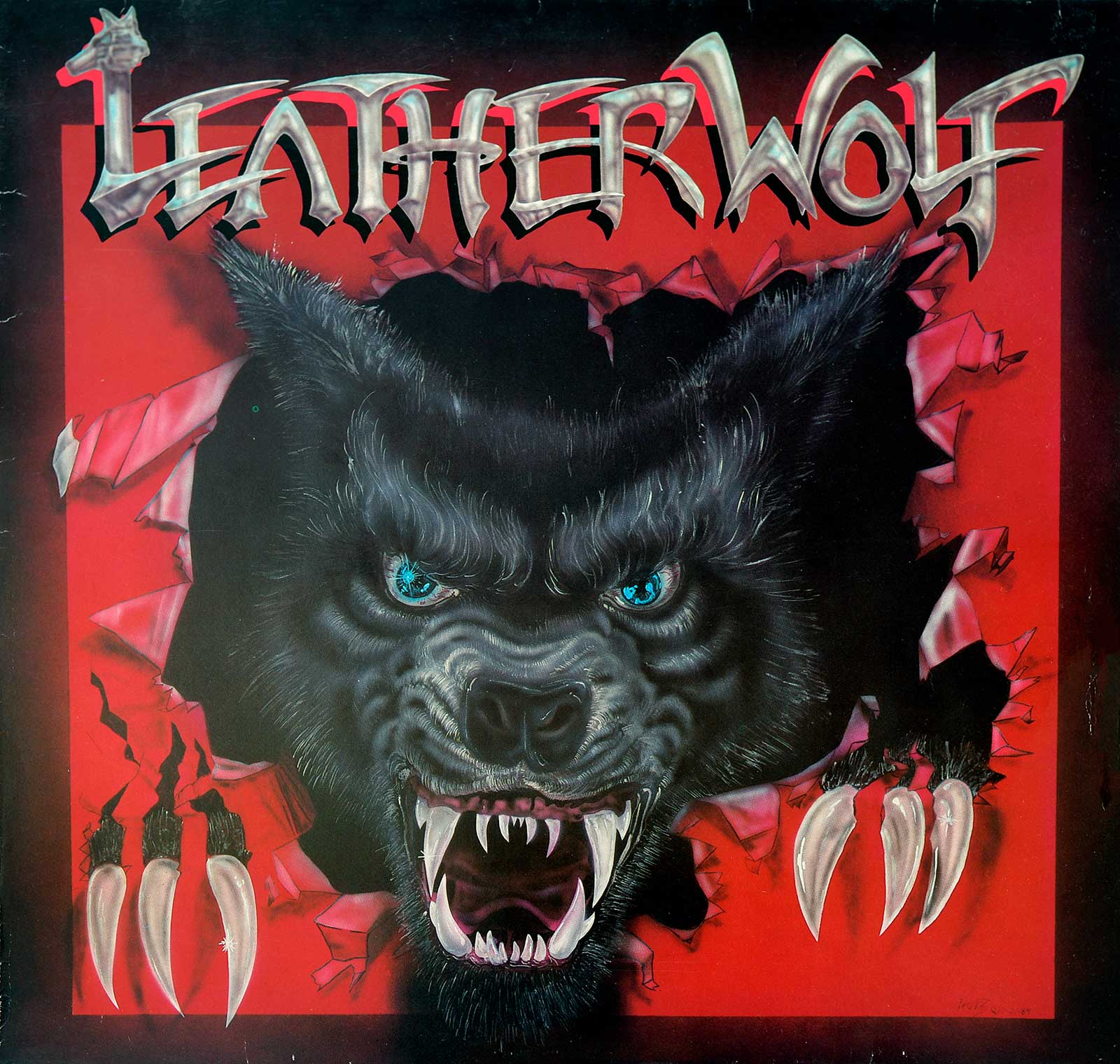 large album front cover photo of: Leatherwolf Endangered Species 1984 